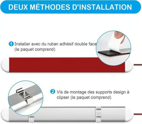 Ljusramp - LED - 12V - 120 LED - Strömbrytare - Energibesparande