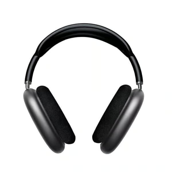 Trådløse støjreducerende hovedtelefoner, elegant sort noble black