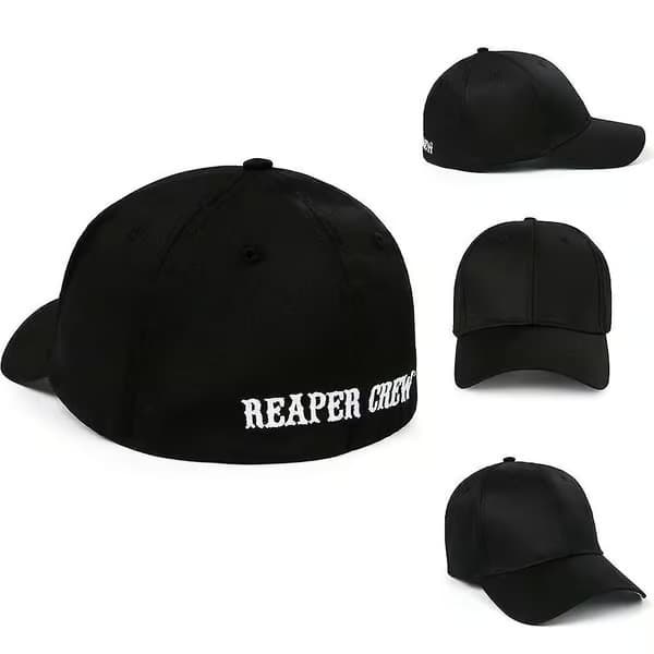 Alphabet Reaper Crew Basebollkeps för män och kvinnor, ren modekeps i bomullscanvas