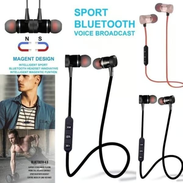 Unisex hovedtelefoner håndfri Bluetooth trådløst headset til træning ed