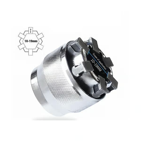 10-19mm universell multifunksjonell universalpipe universal hurtigskiftenøkkel skruepipehode