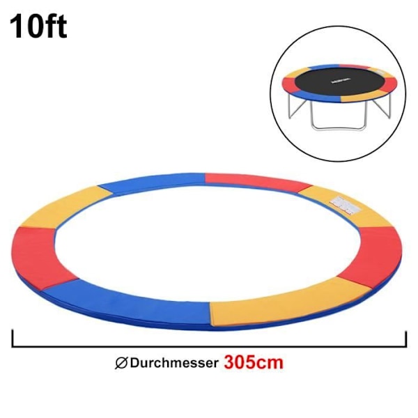 HENGMEI Ø 305 cm Trampolin Presenning Skyddsöverdrag Vattentätt Trampolin Överdrag Tillbehör, Färg
