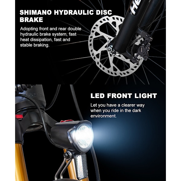 Elcyklar Hedatx TX19 Gray 29" elcykel 1000W borstlös motor, 48V 19,2Ah batteri, Shimano hydrauliska bromsar och 45km/h– Premium terrängelcykel