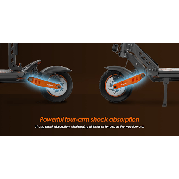 Elscooter KUKIRIN G2Max elektrisk skoter Kraftfull 1000W motor 55KM/H&70KM räckvidd, 48V/20,8Ah Batteri med stor kapacitet Fällbar e-Scooter