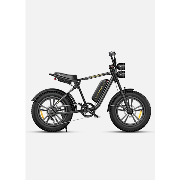 Elcyklar ENGWE M20 Black 750W E-cykel för terräng | 48V 13Ah batteri | 75 km räckvidd | 20" MTB-däck | Shimano 7-växlad