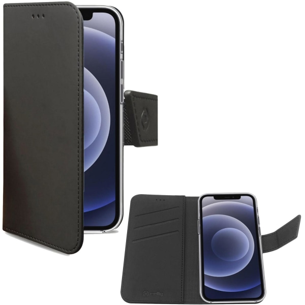 iPhone 14 Pro Max Plånboksfodral Wallet Case Svart från CELLY