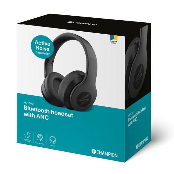CHAMPION Over-Ear Bluetooth headset med ANC