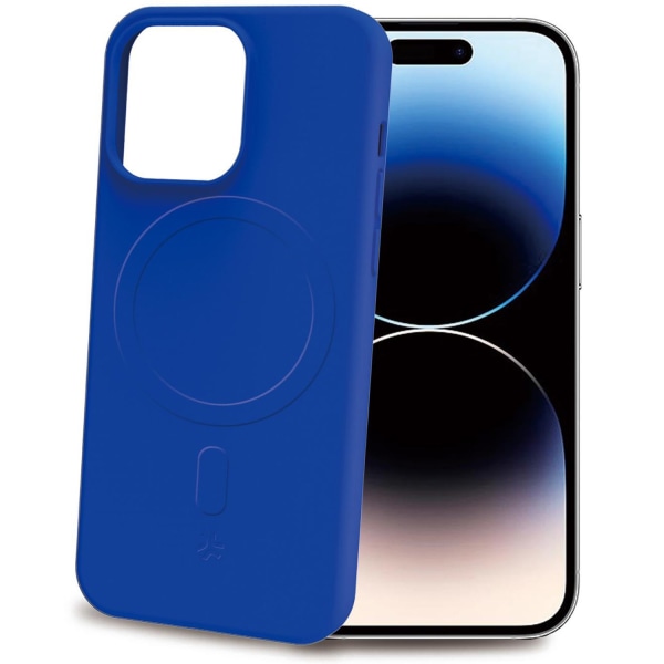 iPhone 15 Pro Skal Cromomag Soft rubber case MagSafe Blå från CE