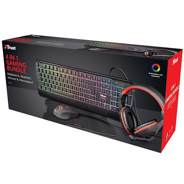 TRUST Ziva 4in1 Gaming bundle Fyndiq