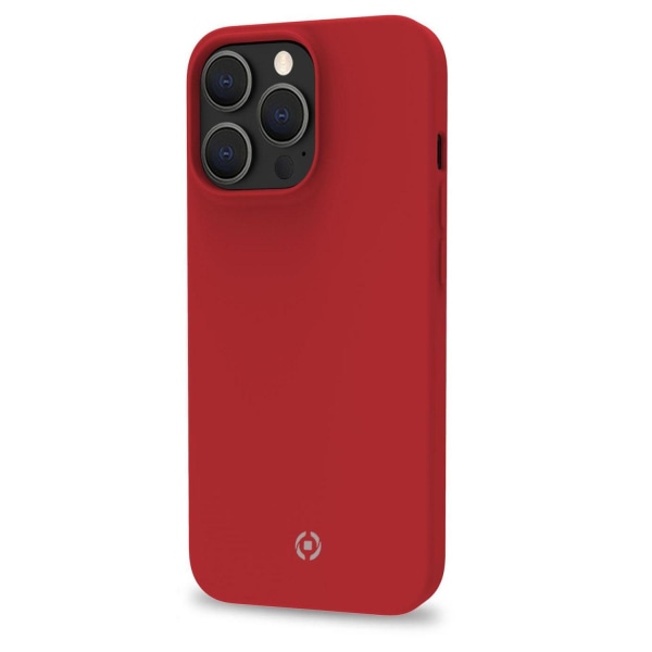 iPhone 15 Pro Skal Cromo Soft rubber case Röd från CELLY