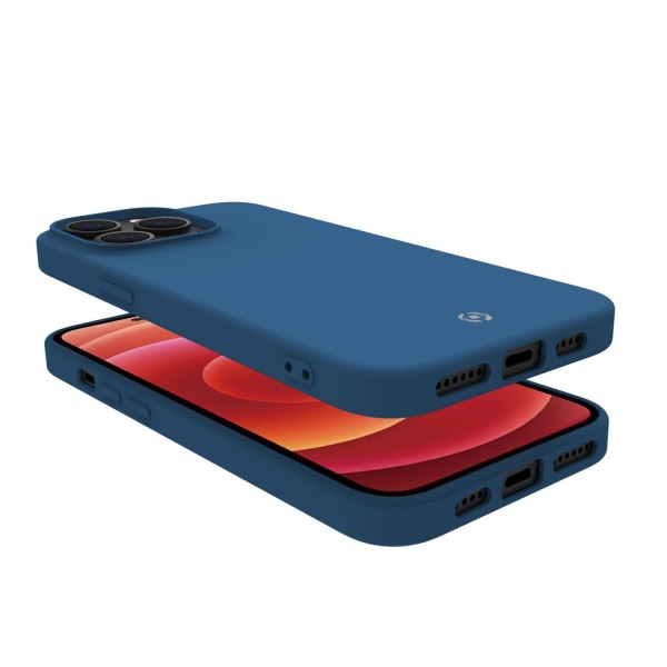 iPhone 14 Pro Skal Cromo Soft rubber case Blå från CELLY