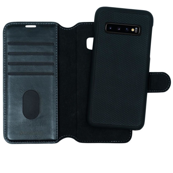 Plånboksfodral med avtagbart mobilskal Samsung Galaxy S10 Plus Svart