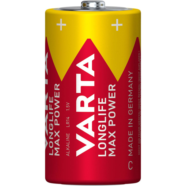 VARTA Longlife Max Power C / LR14 Batteri 2-pack