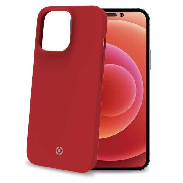iPhone 14 Pro Skal Cromo Soft rubber case Röd från CELLY