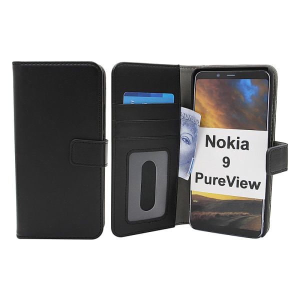 Skimblocker Magnet Wallet Nokia 9 PureView Hotpink