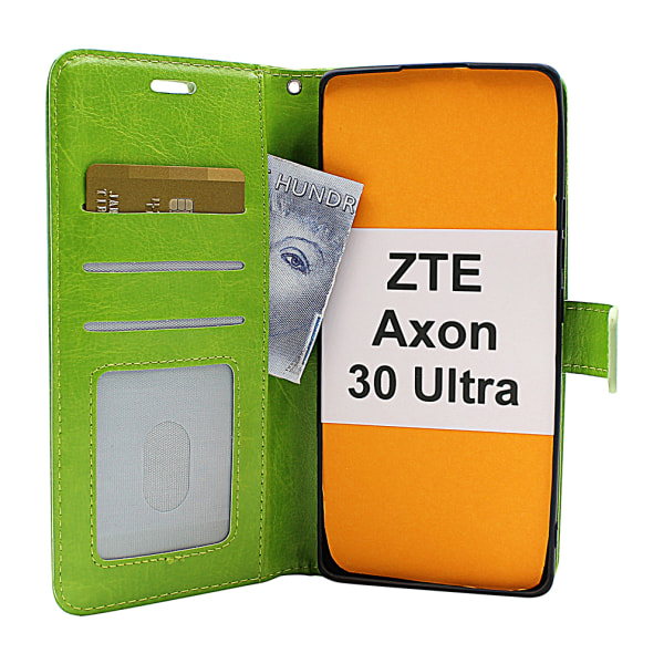 Crazy Horse Wallet ZTE Axon 30 Ultra 5G Svart