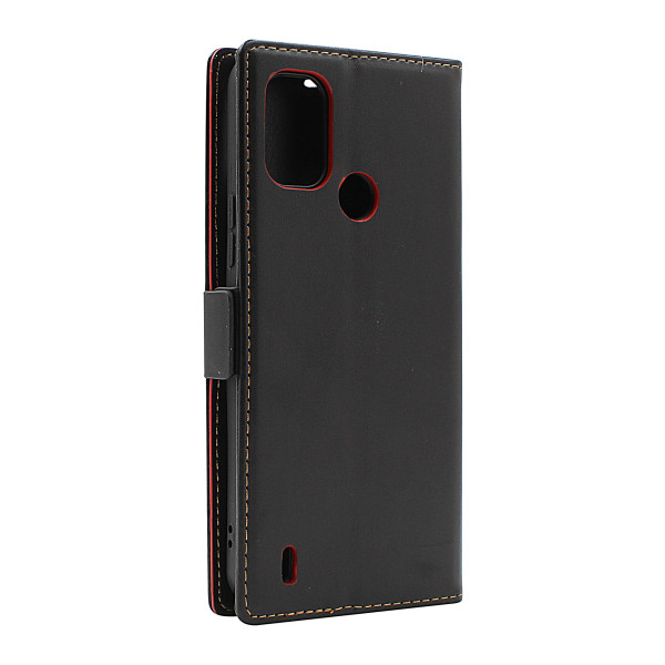 Lyx Standcase Wallet Nokia C21 Plus Mörk Grön
