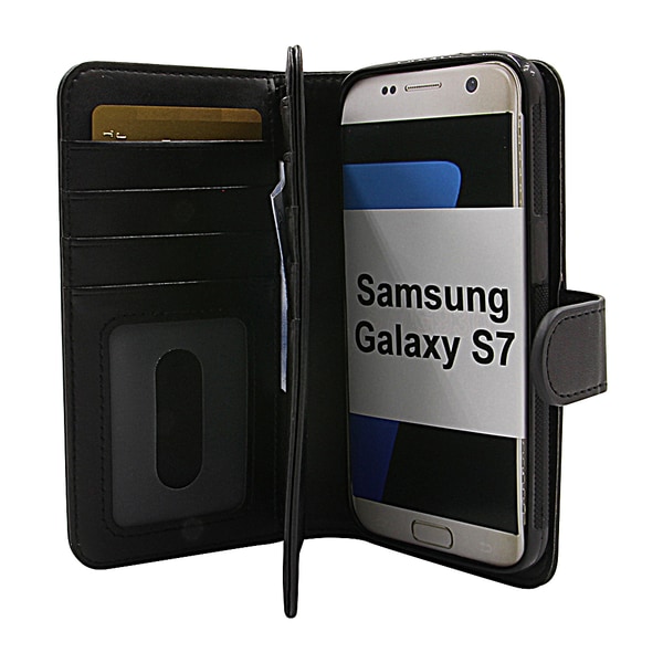 Skimblocker XL Magnet Wallet Samsung Galaxy S7 (G930F) Lila