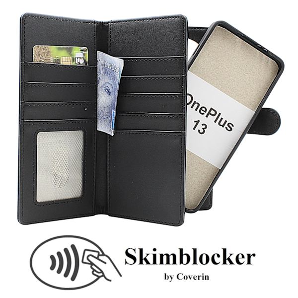 Skimblocker OnePlus 13 XL Magnet Plånboksfodral
