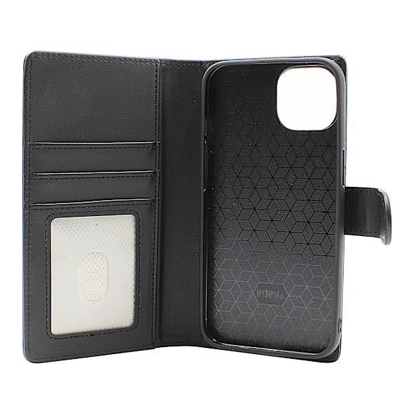 Skimblocker iPhone 13 / 14 Magnet Plånboksfodral Svart