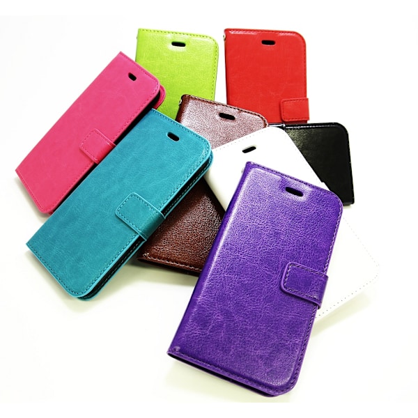 Crazy Horse Wallet Samsung Galaxy A3 2017 (A320F) Vit