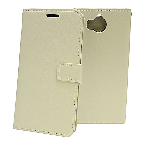 Crazy Horse Wallet Huawei Y6 2017 (MYA-L41) Vit