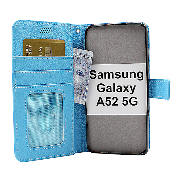 New Standcase Wallet Samsung Galaxy A52 5G (A525F / A526B) Svart