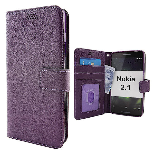 New Standcase Wallet Nokia 2.1 Lila