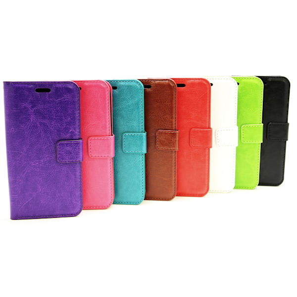 Crazy Horse Wallet Lenovo Motorola Moto E3 / 3rd generation Turkos