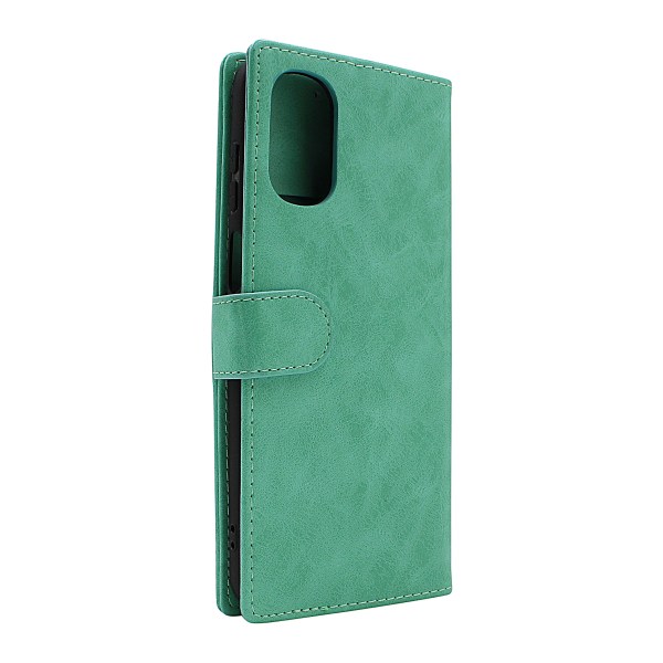 Zipper Standcase Wallet Motorola Moto E32s Brun