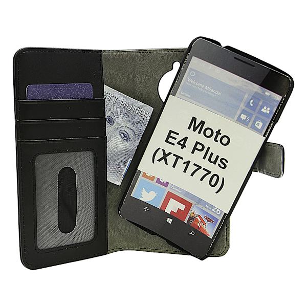 Magnet Wallet Moto E4 Plus (XT1770) Svart