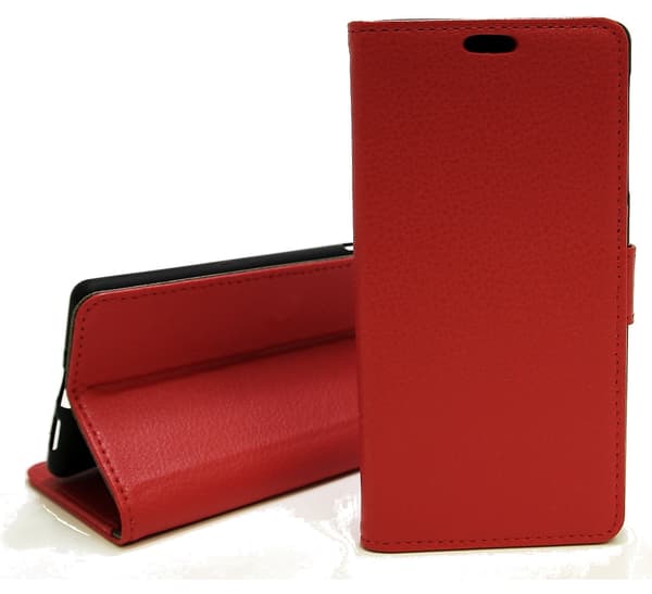 Standcase Wallet Huawei Honor 7X Röd