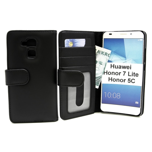 Skimblocker Plånboksfodral Huawei Honor 7 Lite (NEM-L21) (Svart)