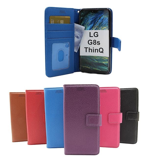 New Standcase Wallet LG G8s ThinQ (LMG810) Blå
