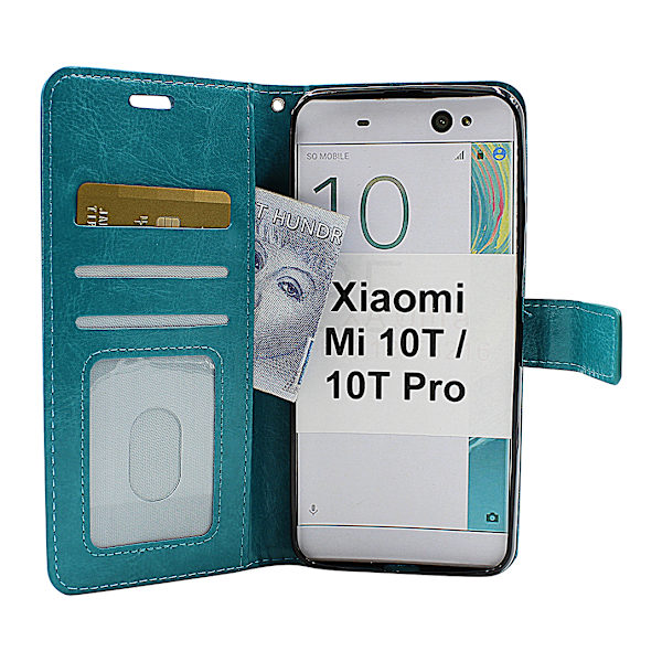 Crazy Horse Wallet Xiaomi Mi 10T / Mi 10T Pro (Svart) Svart