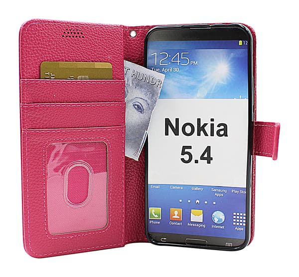 New Standcase Wallet Nokia 5.4 Svart