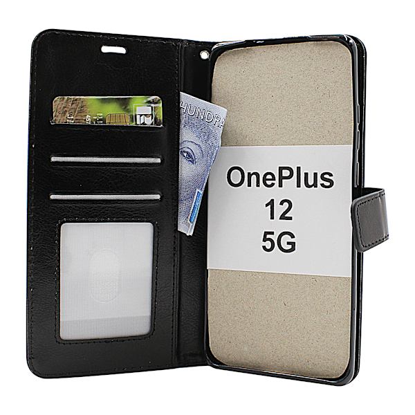 Crazy Horse Wallet OnePlus 12 5G Lila