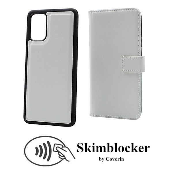 Skimblocker Magnet Wallet Samsung Galaxy S20 Plus (G986B) Vit