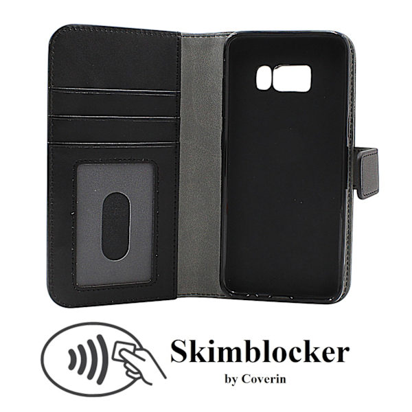 Skimblocker Magnet Wallet Samsung Galaxy S8 (G950F) Svart