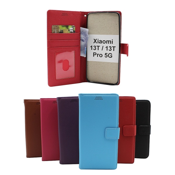 New Standcase Wallet Xiaomi 13T / 13T Pro 5G Svart