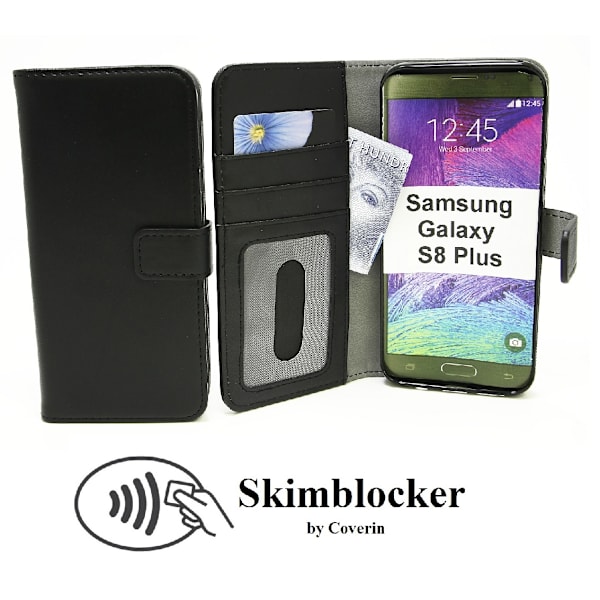 Skimblocker Magnet Fodral Samsung Galaxy S8 Plus (G955F)