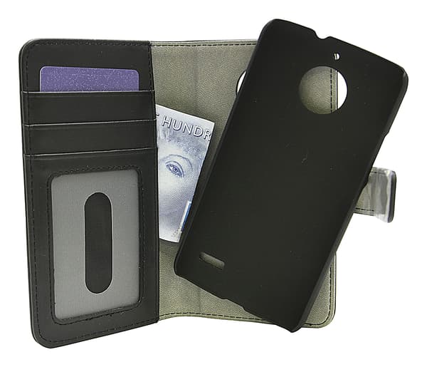 Magnet Wallet Moto E4 / Moto E (4th gen) (XT1762) Svart
