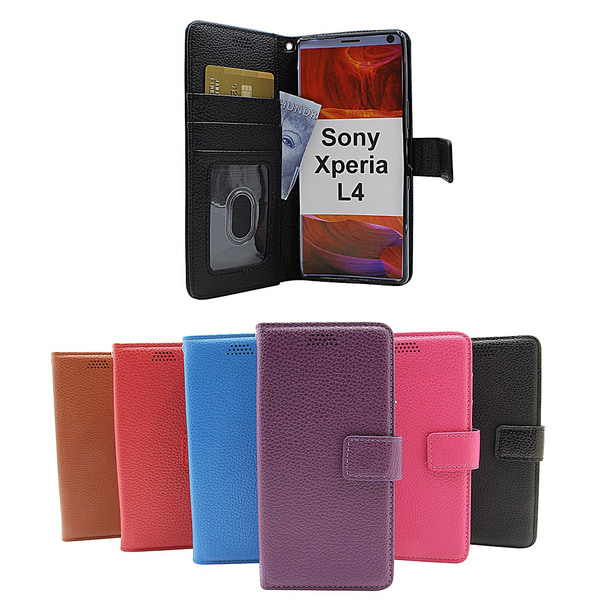 New Standcase Wallet Sony Xperia L4 Svart