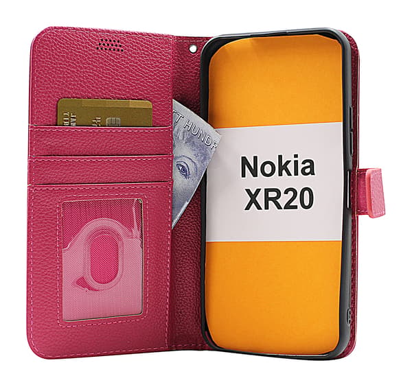 New Standcase Wallet Nokia XR20 Röd