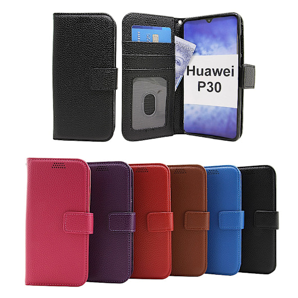 New Standcase Wallet Huawei P30 Svart