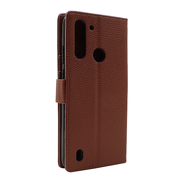 New Standcase Wallet Motorola Moto G8 Power Lite Brun