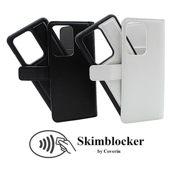 Skimblocker Magnet Wallet Samsung Galaxy S20 Ultra (G988B) Vit