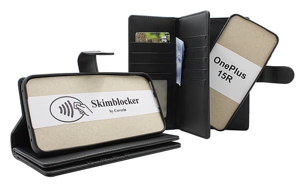 Skimblocker OnePlus 15R XL Magnet Plånboksfodral
