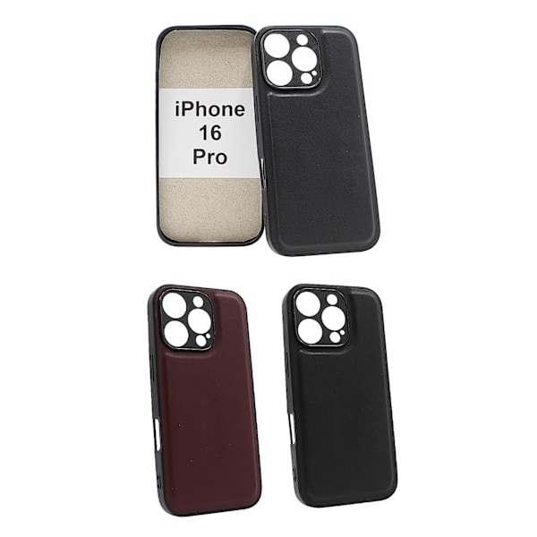 Magnetskal iPhone 16 Pro Mörkröd