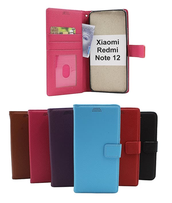 New Standcase Wallet Xiaomi Redmi Note 12 Lila